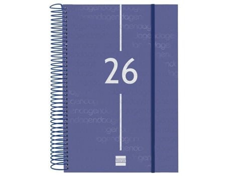Agenda Finocam Year Azul 16,5 X 24,2 Cm 2026