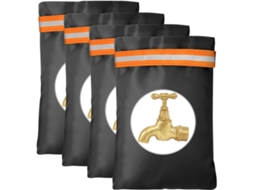 4 Capas Torneira Laranja Isolantes Impermeáveis, Anti geada Inverno ZYBLSSBB