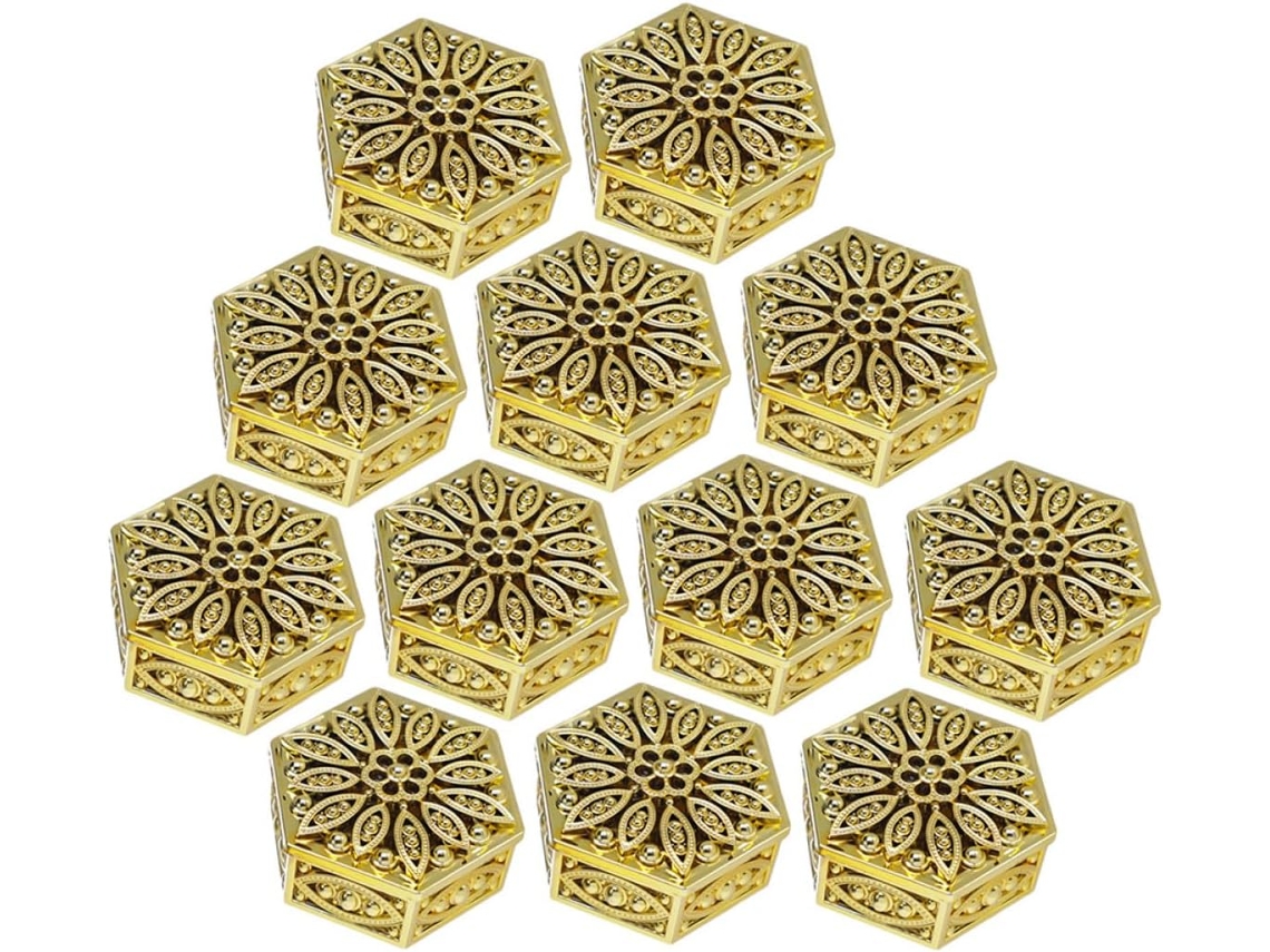 Caixas De Plástico Para Doces Kichouse, 12 Unidades, Tamanho Pequeno 6x3 Cm, Recipiente Leve Para Aniversários E