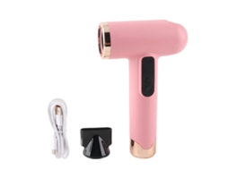 Secador de Cabelo Recarregável Usb Compacto Rosa 15600mah