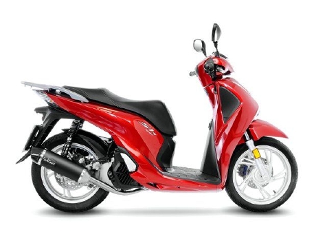 Silencioso Nero Honda Sh125i 17/19 E4 Preto Unica
