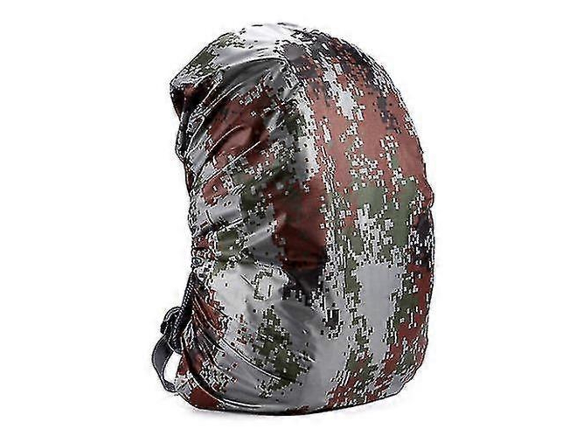 Mochila com capa de chuva, bolsa à prova d'água, camuflagem, para acampamento ao ar livre, caminhadas, escaladas, camuflagem Slowmoose