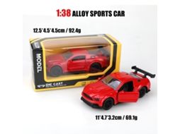 Miniatura de Carro em Escala 1/38, Modelo de Carro Clássico, Brinquedo Infantil. MDUG