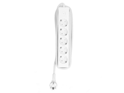 Régua De Tomadas, Tomada, Extensão Elétrica, Plugue De Proteção, 10a, 2200w, Plugue Padrão Europeu, 250v Olysi Shop