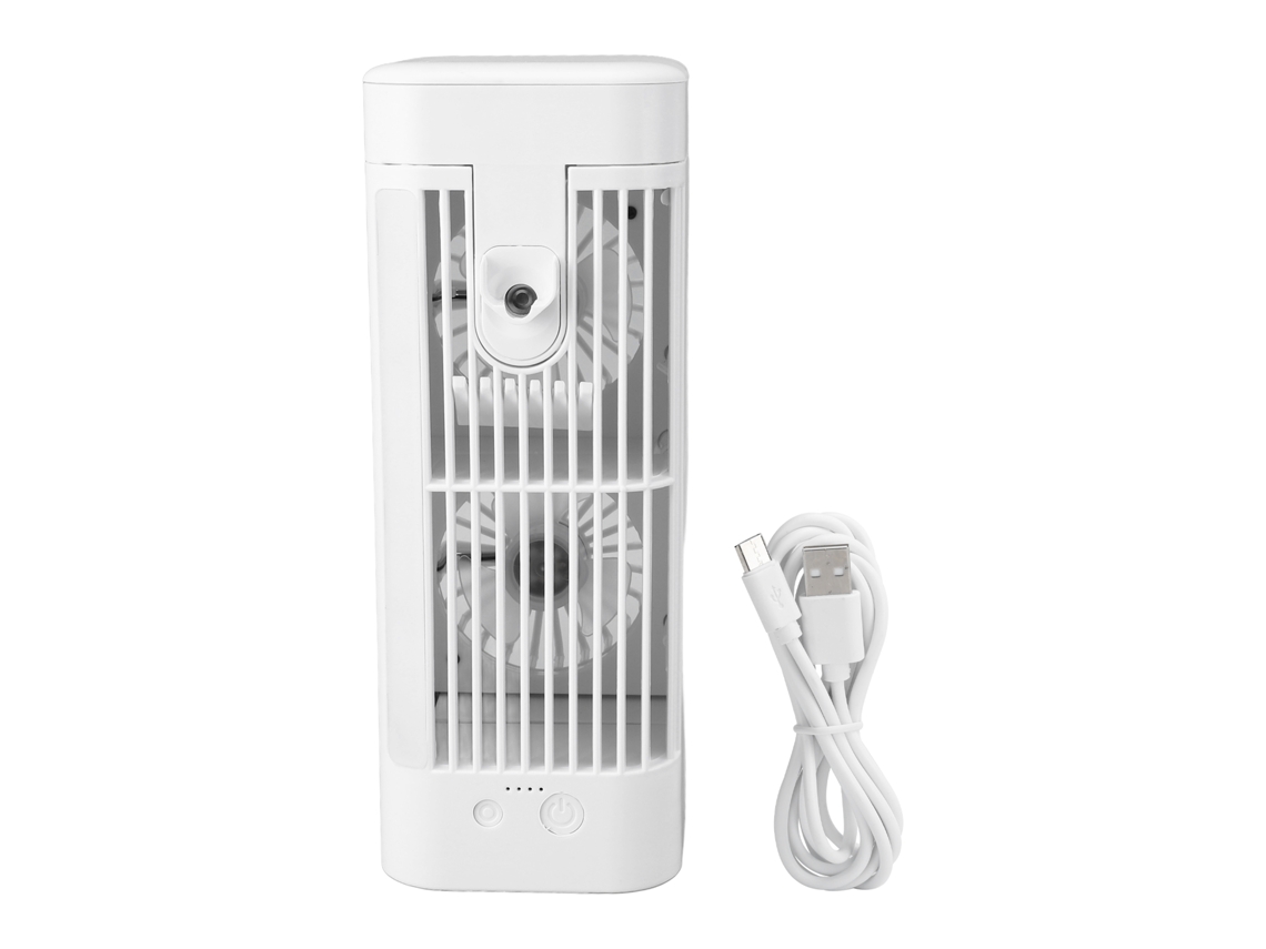 Ar condicionado de Mesa 5w, Motor Sem Escovas, Baixo Ruído, 120ml Tanque, Luz Noturna | S/MARCA