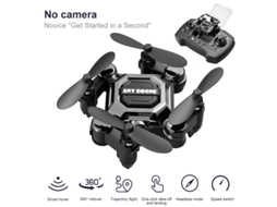 Mini Drone Dobrável Portátil Altitude Aircraft Fixa para Crianças 1 Baterias Vida útil da bateria: 10 min de duração YIZHOOD