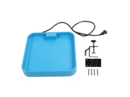 Bacia aquecida Primerox para pássaros 75w com abraçadeira para inverno