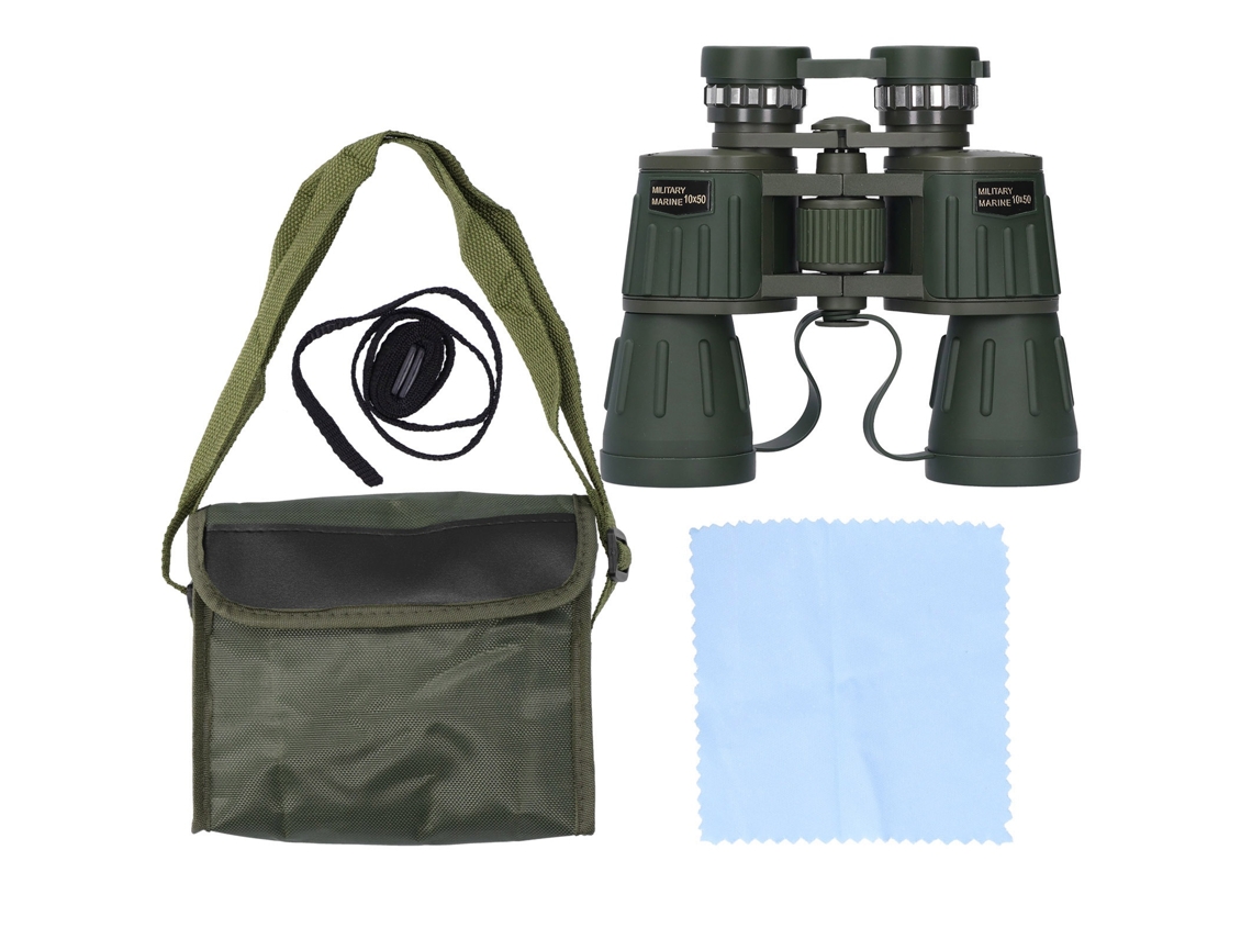 Binóculos De Luz Baixa Visão Noturna À Prova De Chuva Para Exterior Cor Verde Militar