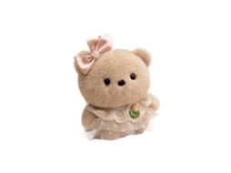 Chaveiro de Pelúcia Fofo, Pingente para Bolsa, Brinquedo de Aniversário Infantil Coelho Rosa Estilo Chanel CHABERLU