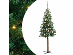 Árvore De Natal Slim Moderna Vidaxl Verde Pvc (150 Cm)