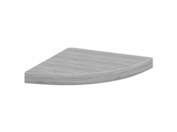 Prateleira de Canto Parede 35x35x3,8 Cm Mdf Cinzento Cimento MAISON EXCLUSIVE