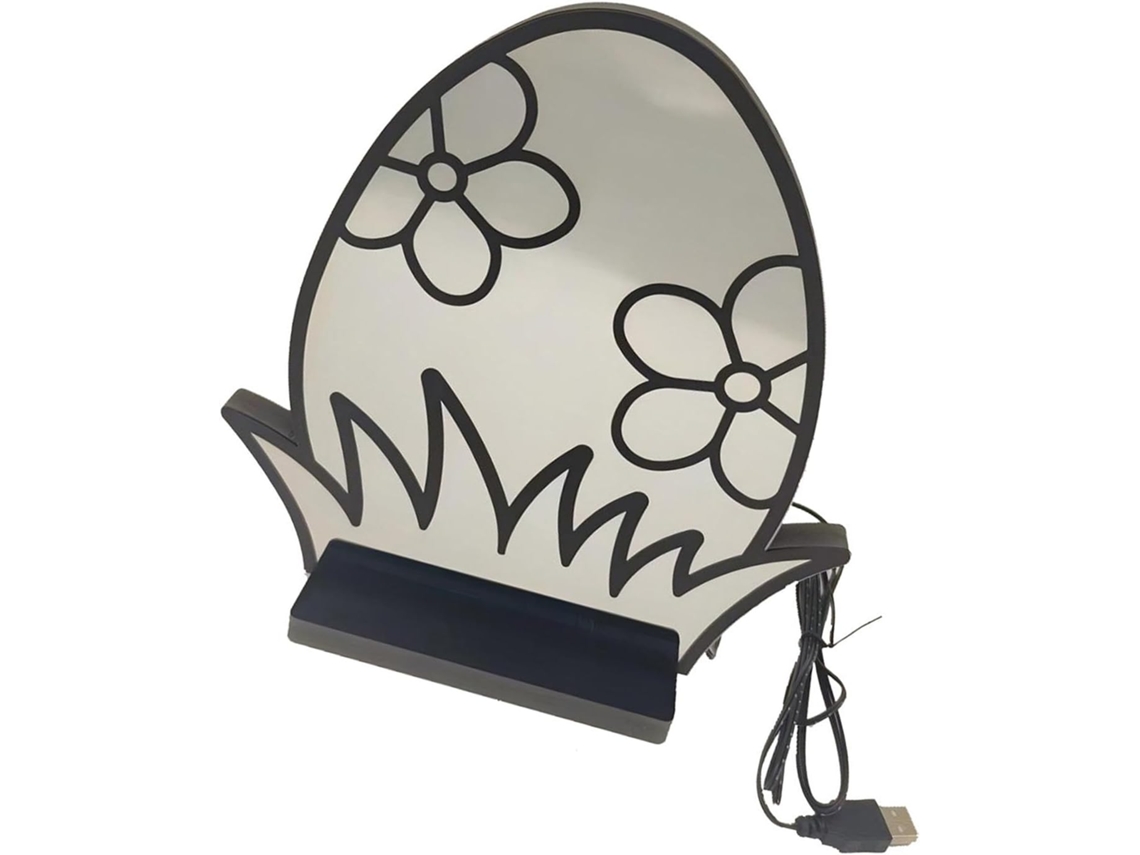 Luminária De Mesa Led Em Formato Túnel Com Ovos Páscoa Para Decoração