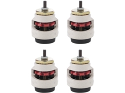 Ajustador De Nível 4-peças - Caster De Alto Desempenho - Rodas De Nylon/metal - Uso Industrial - Alta Qualidade - Rodas Silenciosas E Suaves - Caster