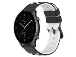 Pulseira De Silicone Poroso Bicolor De 22 Mm Para Amazfit Gtr 2e