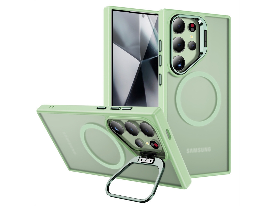 Suporte Magnético Compatível Com Capas De Celulares Samsung.verde Matcha fixação Magnética Em Contato Com A Pele - S26plus