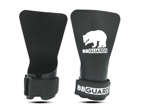 Palm guard de crossfit com revestimento de carbono e sem furos. Punho Crossfit com almofada de proteção (Basic - S/M)