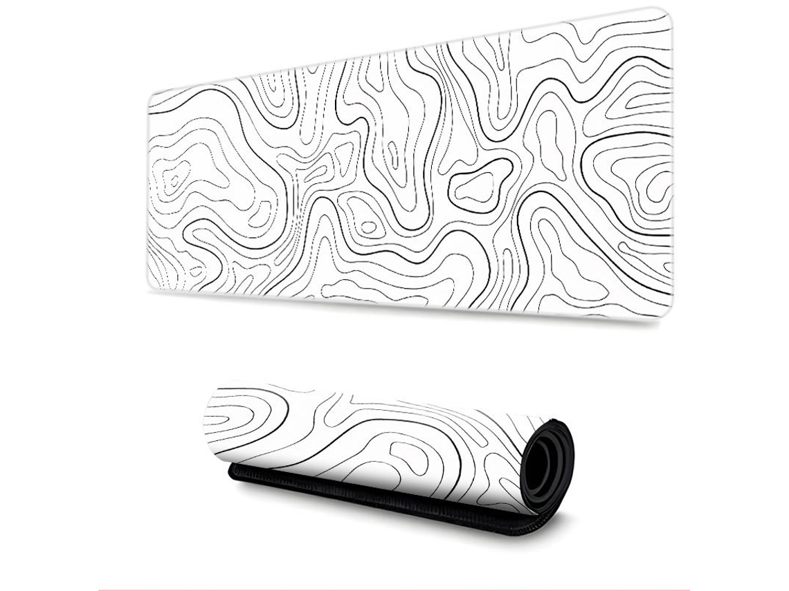 Papel de Parede Grande para Mouse Pad Branco M