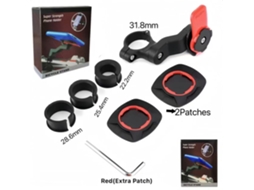 Bicicleta Suporte Telemóvel HEXINYIGJLY,com Filtro de Vibrações de Alta Frequência.rotação 360°, Navegação Vermelho