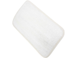 Tapete de banho esfoliante com esponja de plástico para limpeza corporal.