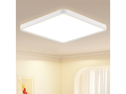 Zmh Luminária De Teto Led Moderna 18w 23cm Branco Neutro Para Banheiro E Cozinha