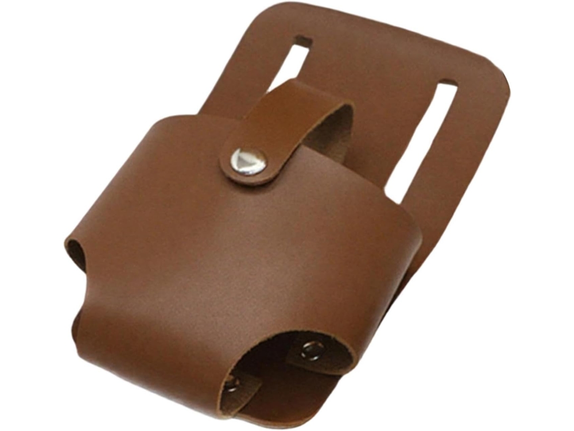 Bolsa portátil pequena tamanho E para couro com medidas métricas