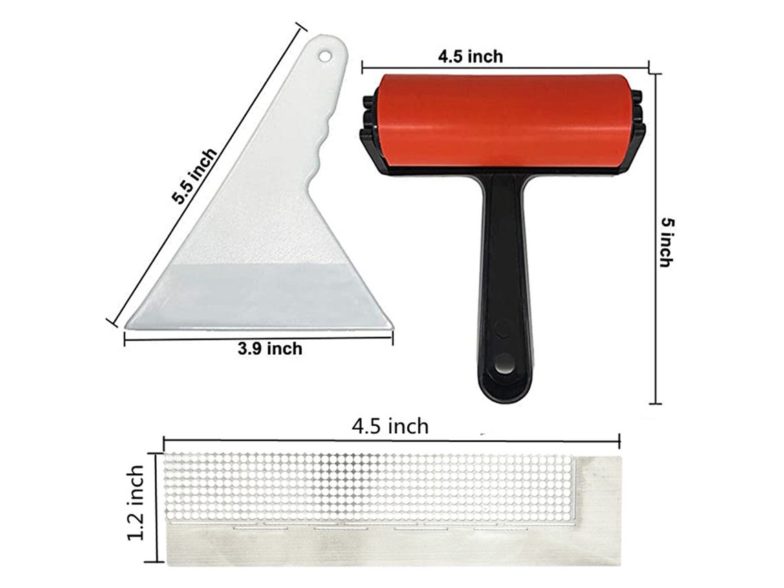 3pcs Ferramentas de Acessórios para Pintura com Diamante, Rolo, Régua, Ferramenta de Correção | S/MARCA