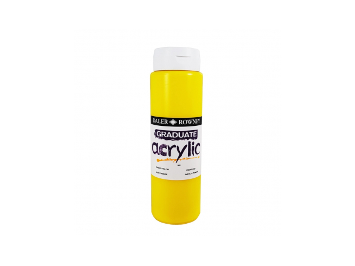 Pintura Acrílica Graduate Daler Rowny 500 Ml (Amarelo Primário)