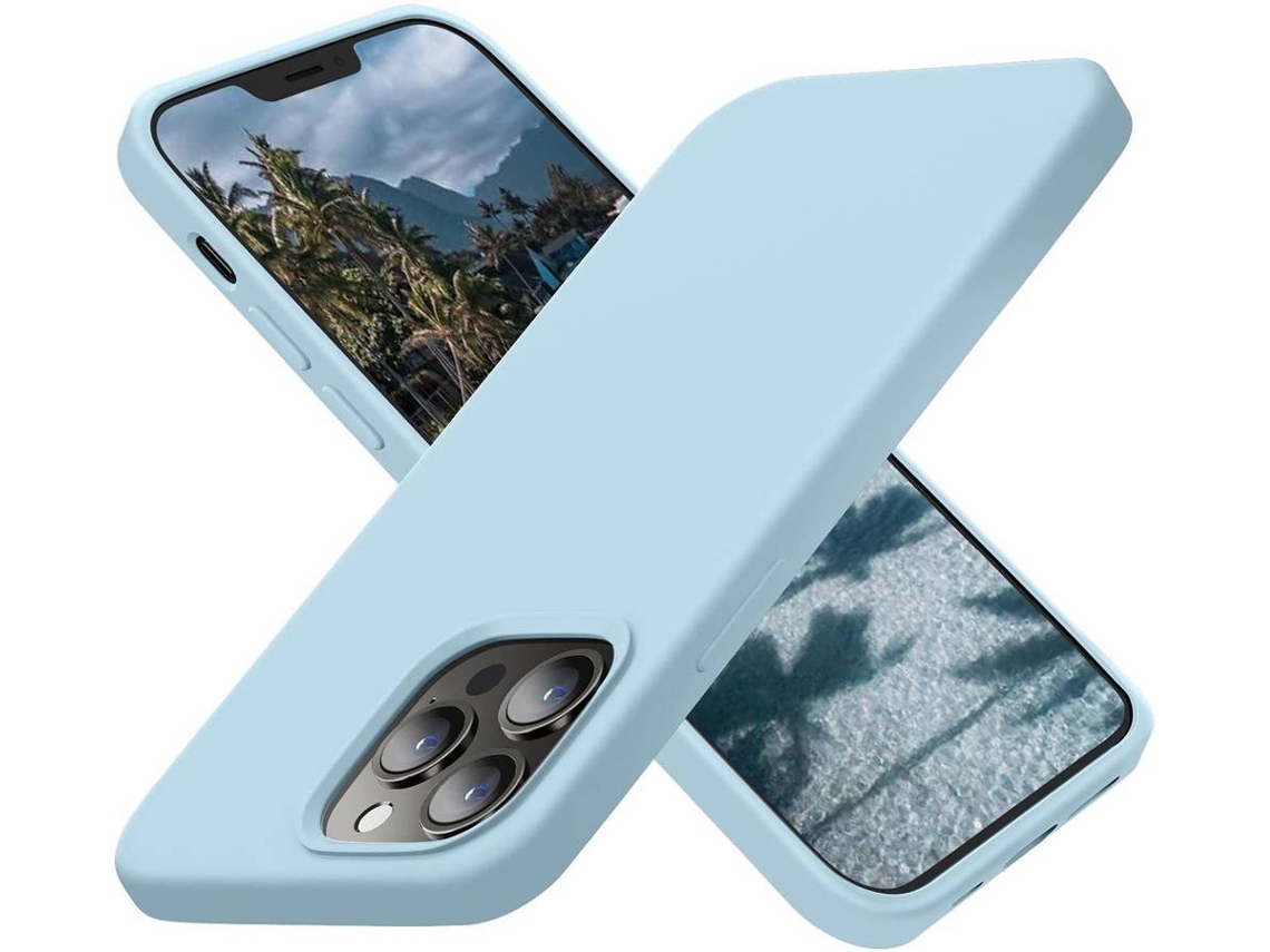 Capa iPhone 13 Pro HONXINM Ultrafina Azul Céu