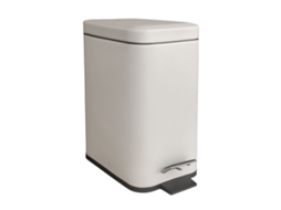 Lixeira De Banheiro Quadrada 5l Com Pedal E Tampa Soft Close
