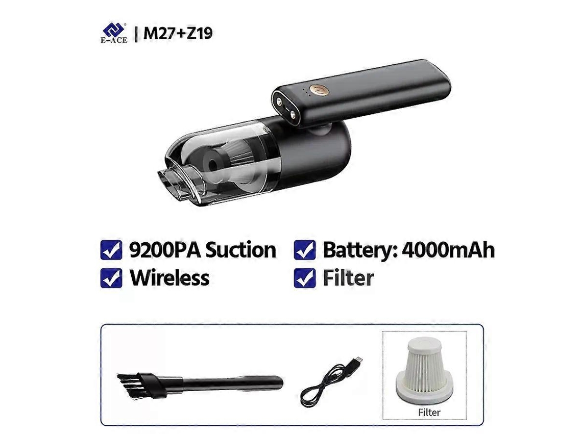 Ace Aspirador De Pó Sem Fio Potente 9kpa Robô Inteligente Mini Aspirador De Pó Sem Fio Vassoura De Carro Eletrodoméstico Máquin Aquaforge