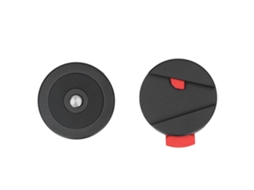 Aetheria placa de Liberação Rápida Z005 para Câmera Tripé com Portas Rosqueadas 1/4 e 3/8