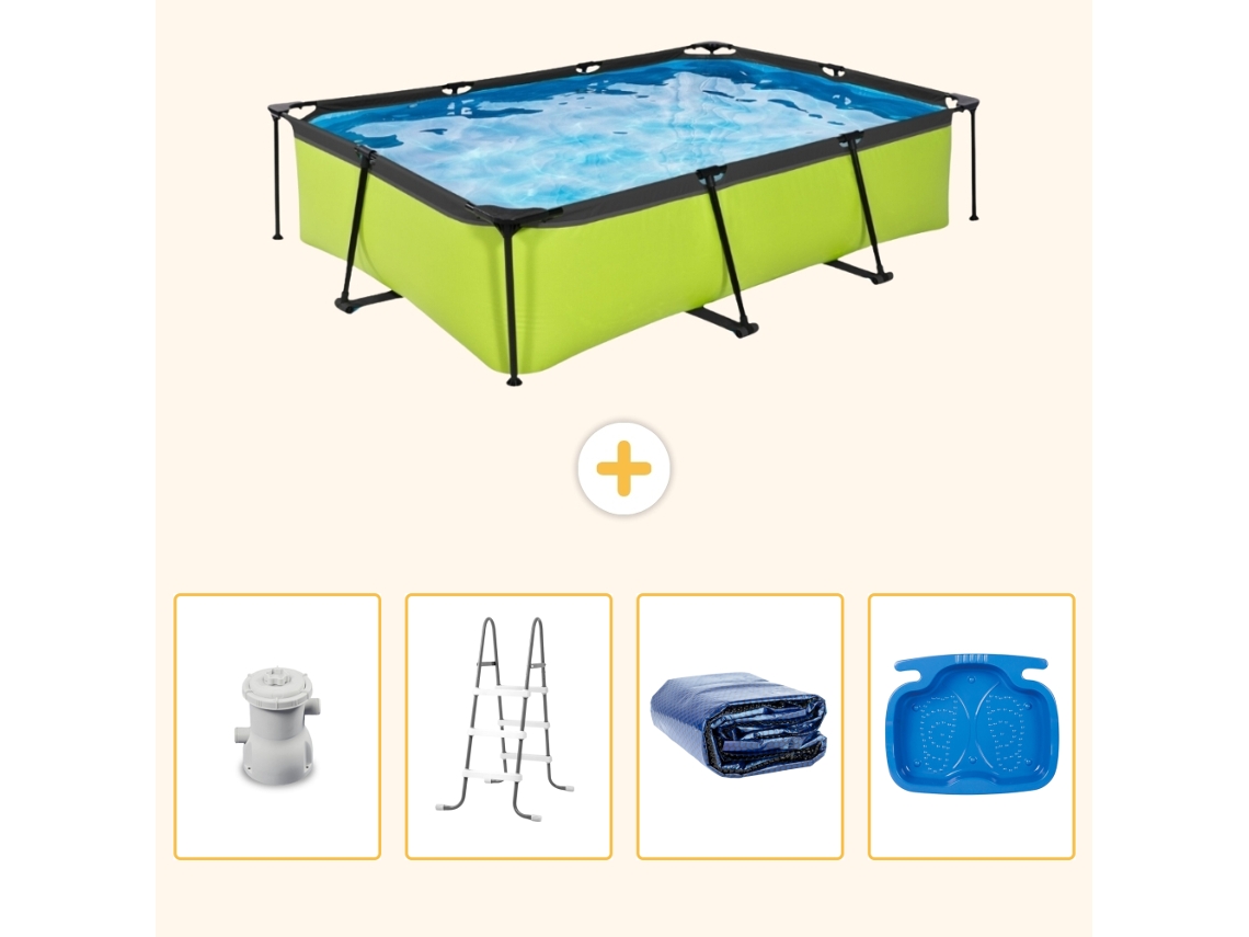 Exit-toys Piscina Exit Retangular - 300x200x65 Cm - 5-peças S318