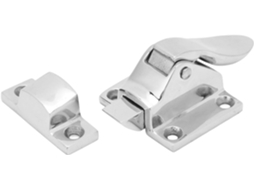 Fecho De Porta Marítima Em Aço Inoxidável 316, 48 X 38 Mm, Com Trava