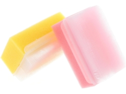 Lurelia Conjunto De 2 Escovas De Banho Para Bebé, Esponja Suave, Massagem Suave E Portátil, Uso Diário Prático