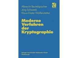 Livro Moderne Verfahren Der Kryptographie De Albrecht Beutelspacher, Jörg Schwenk Et Al. (alemão)