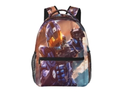 Mochila De Estudante Halo Wallpaper U41, Durável E Leve, Com Alça De Ombro Impermeável E Respirável J41 Olysi Shop