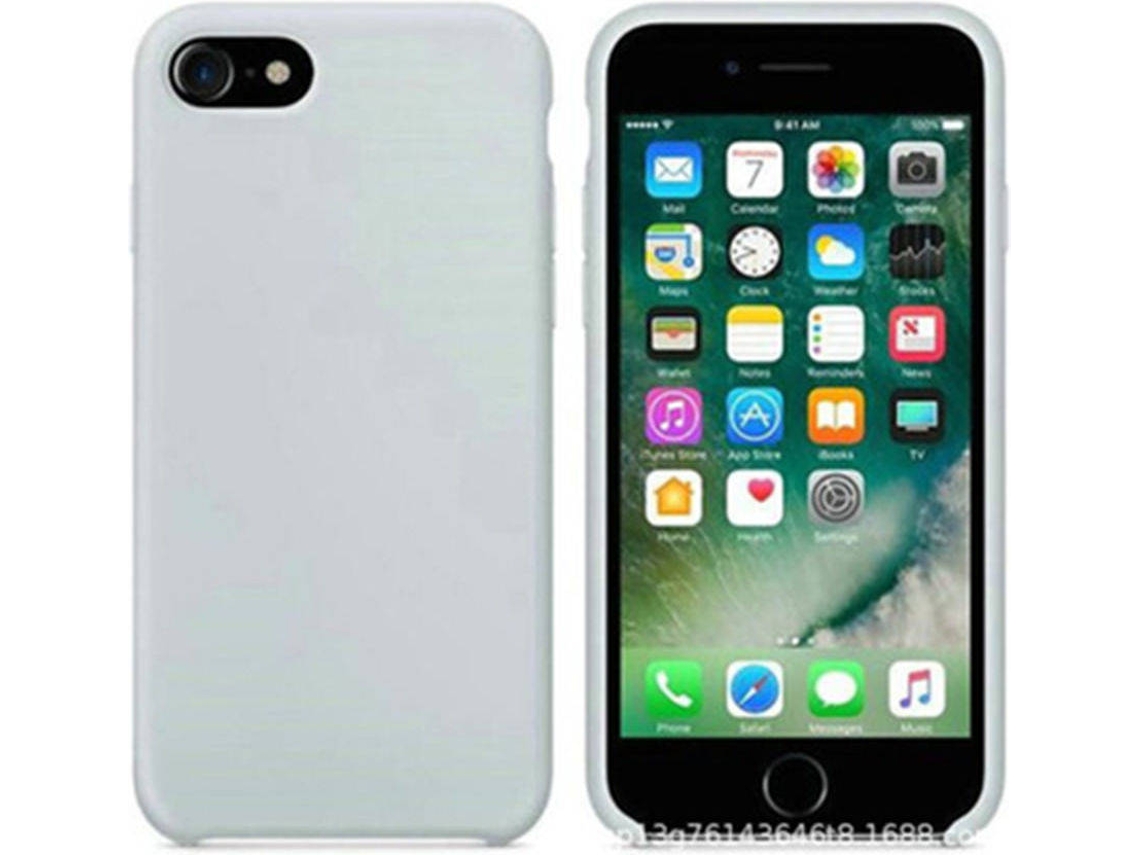 Capa iPhone 7, 8 WJS Silicone Azul