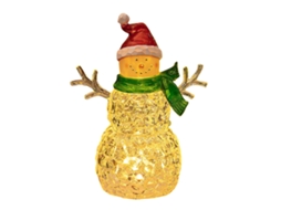 Boneco de Neve Natal com Luz Noturna e Iluminação LAXISCREED