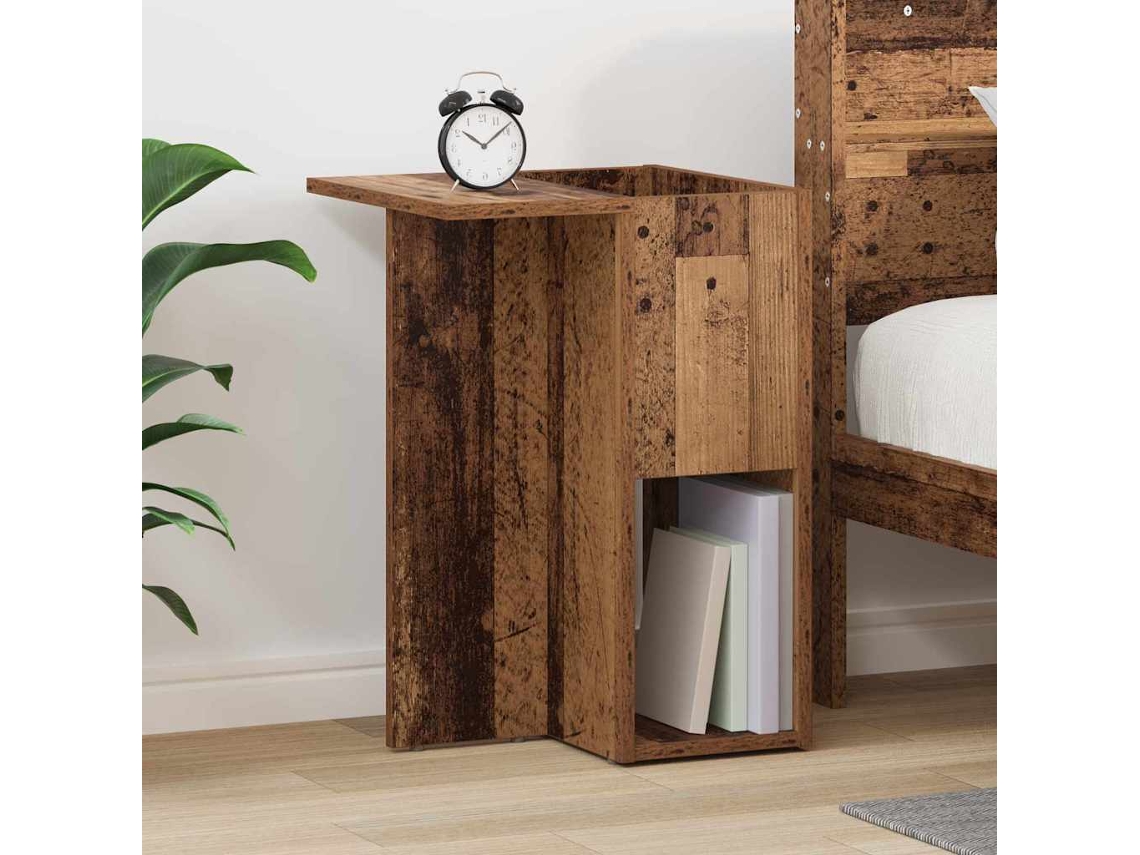 Vidaxl Mesa De Apoio Madeira Antiga 35 X 40 X 55 Cm