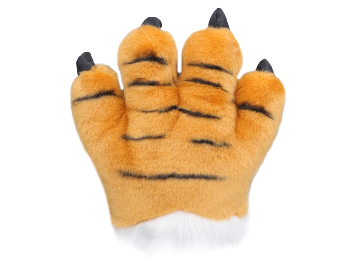 Primerox luvas de Unha de Animal Cute Peludas Luva de Tigre para Fantasia Halloween Natal Presente