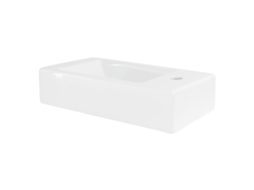 Lavatório ML-DESIGN (46 x 26 x 11 - Cerâmica - Branco)