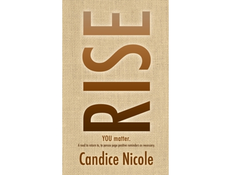 Livro RISE: You Matter Candice Nicole (Inglês)