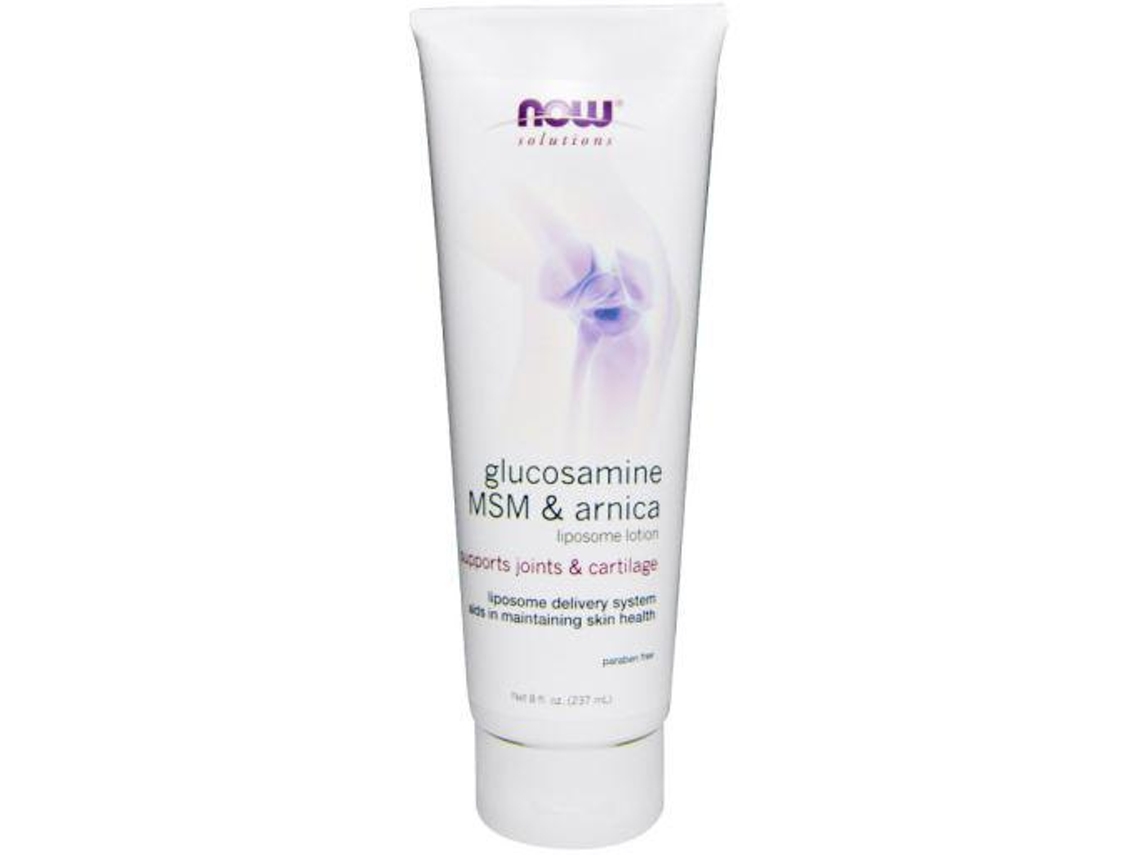 NOW FOODS Lotion Glucosamine And Arnica 237 Ml 237 Ml