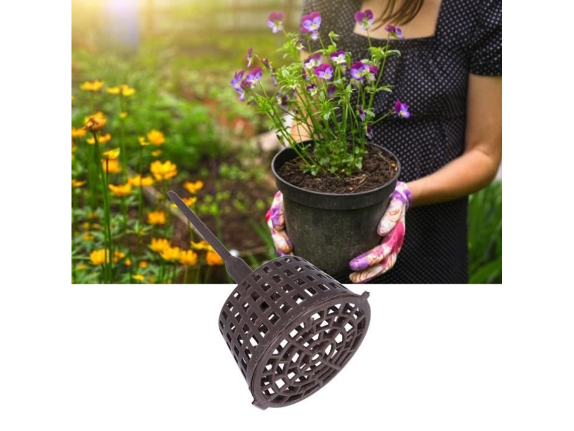 Caixa de fertilizante Cuque® com 20 peças e tampa, cesto de fertilizante, caixa de fertilizante para copos de plantas verdes Heq