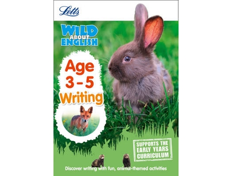 Livro english - writing age 3-5 de letts preschool (inglês)