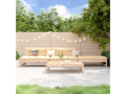 Pcs Conjunto Lounge De Jardim Madeira De Pinho Maciça Dkd Home Decor