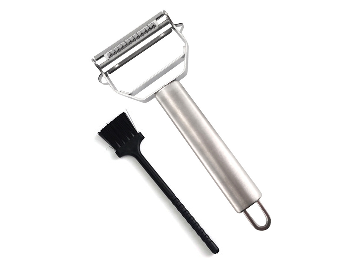 Ferro De Julienne Em Aço Inoxidável, Cabo Confortável Para Facilitar O Preparo, Utensílio De Cozinha Durável E Fácil Guardar