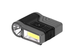 Luz de Chapéu Led Cob Indução À Prova D'água Preta