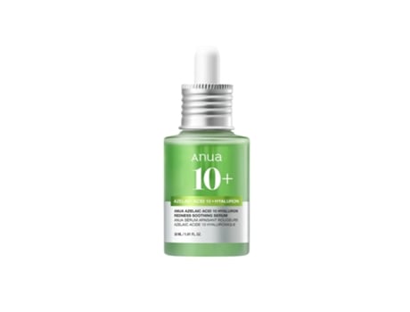 Azelaic Acid 10 Sérum Hidratante Para Peles Com Vermelhidão 30ml Anua