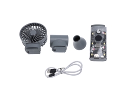 Ventilador Turbo 30 Velocidades Bateria 10000mah Power Bank Luz Led